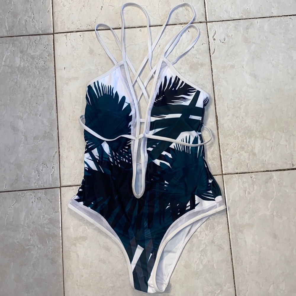 Palm tree swimsuit